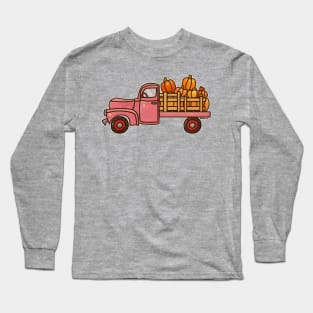 Pickup A Pumpkin! (Pink Version) Long Sleeve T-Shirt